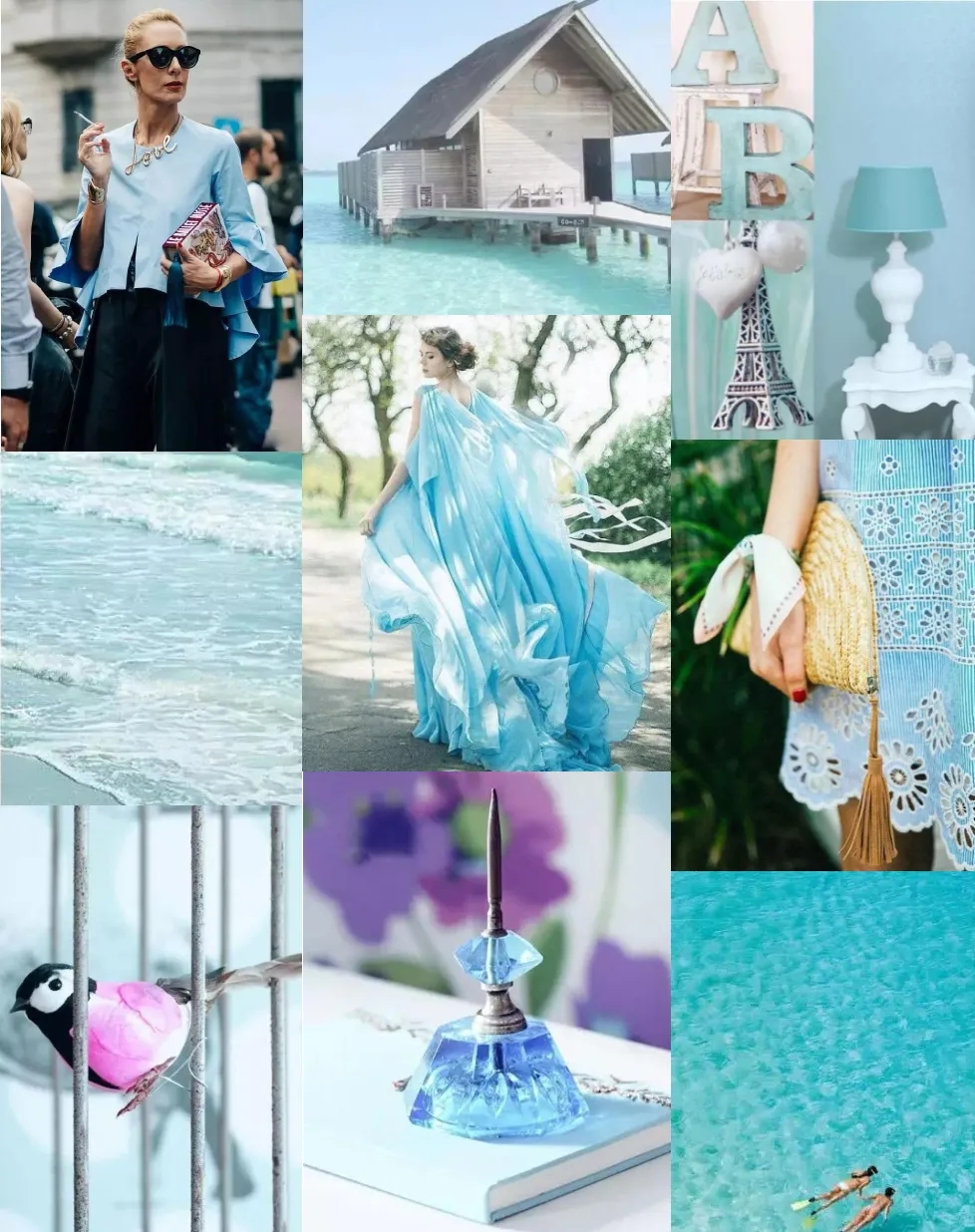 流行時(shí)尚｜今年秋冬最高級(jí)耀眼的“藍(lán)”：藍(lán)色環(huán)礁色