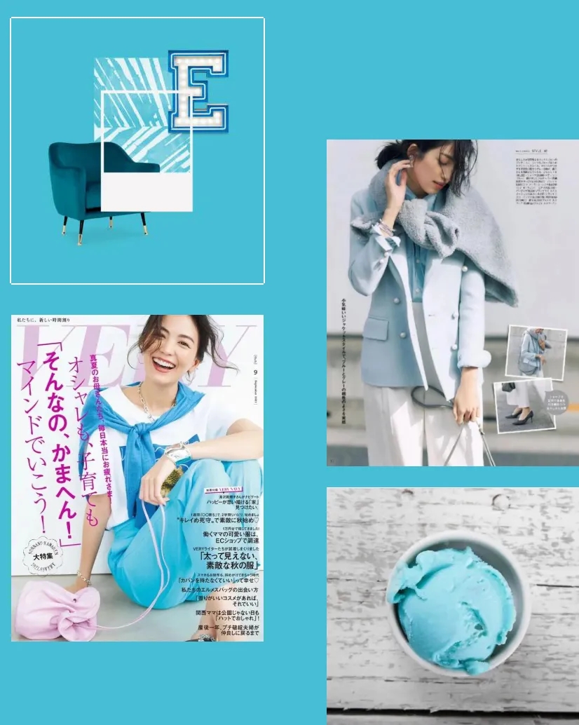 流行時(shí)尚｜今年秋冬最高級(jí)耀眼的“藍(lán)”：藍(lán)色環(huán)礁色