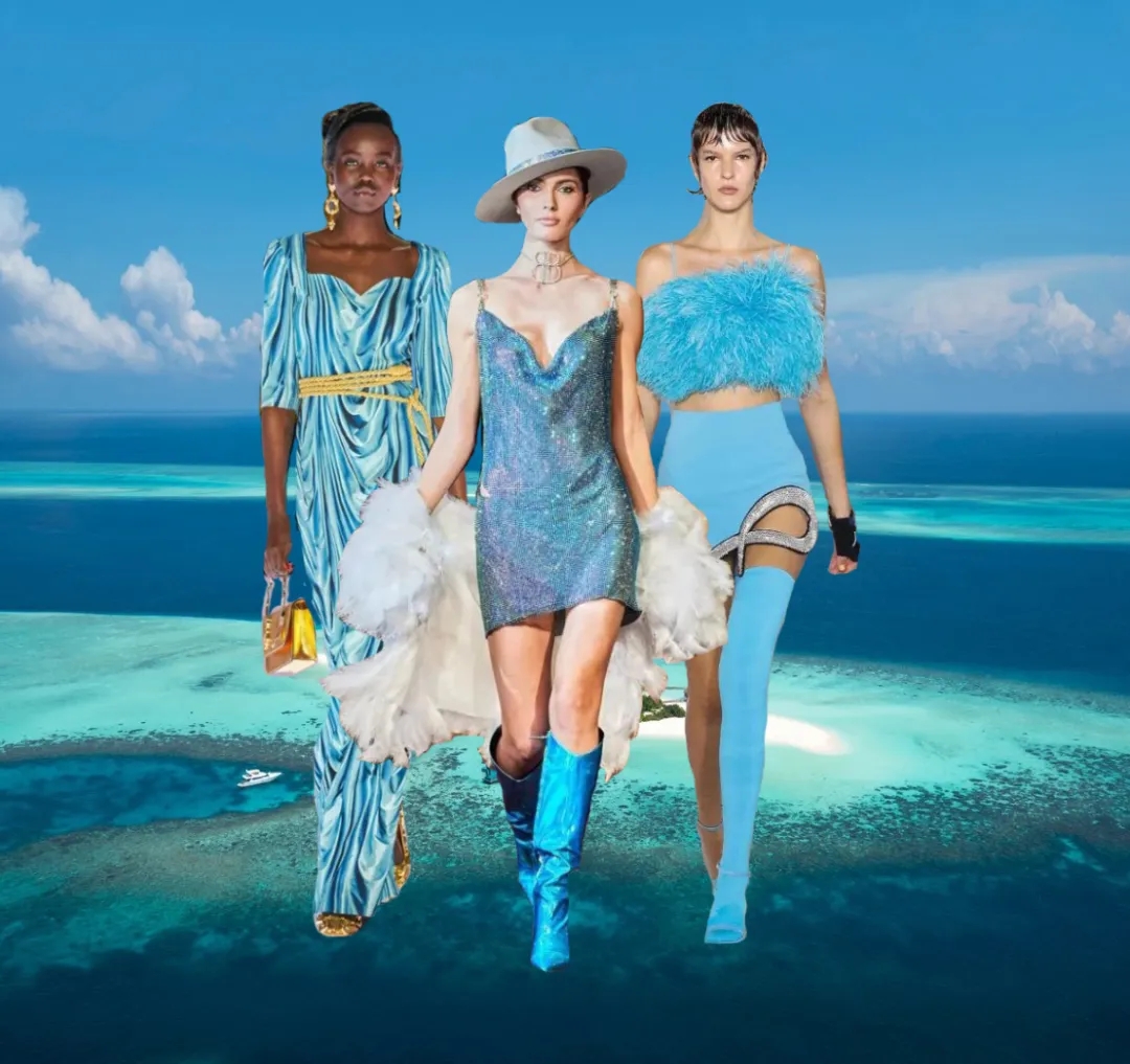 流行時(shí)尚｜今年秋冬最高級(jí)耀眼的“藍(lán)”：藍(lán)色環(huán)礁色